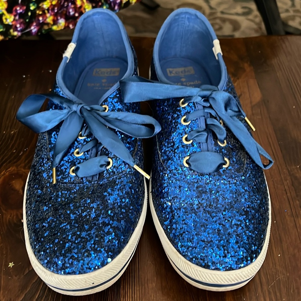 Keds X Kate Spade New York Champion Glitter Sneakers Size 9.5